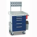 Cardinal Scale Cardinal Scale Whisper Cart- White Frame With 6 Yellow Drawers WC333369YEL